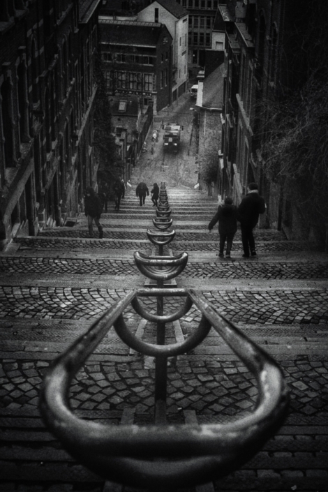 Montagne de Bueren, Liège, Belgium